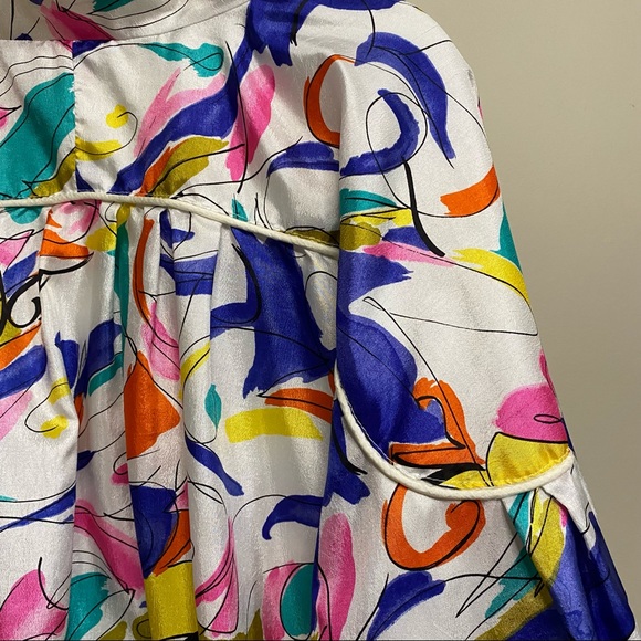 Vintage LAVON Funky Colorful Windbreaker Zip Up Jacket - Picture 10 of 13